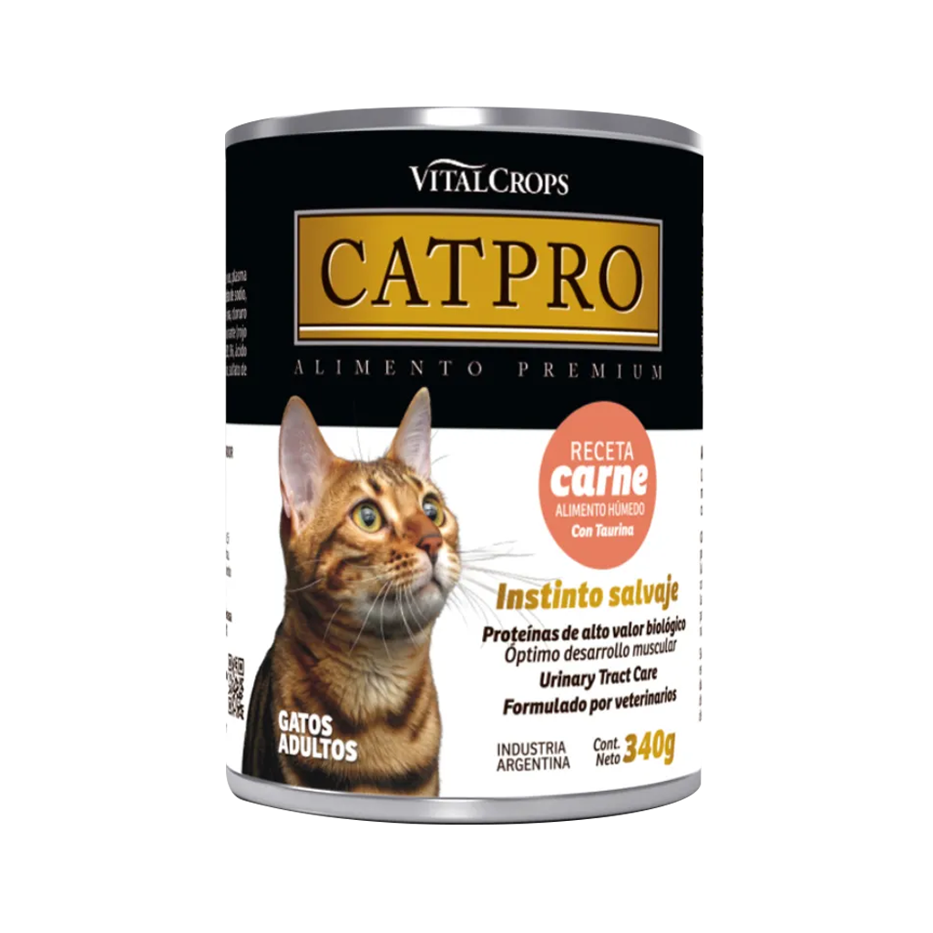 LATA CATPRO SABOR CARNE 340gr